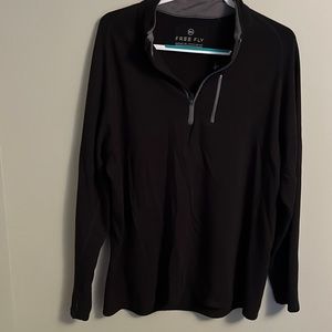 Free Fly Bamboo 1/4 Zip Men’s XL Performance Pullover Wicking Stretch 2XL